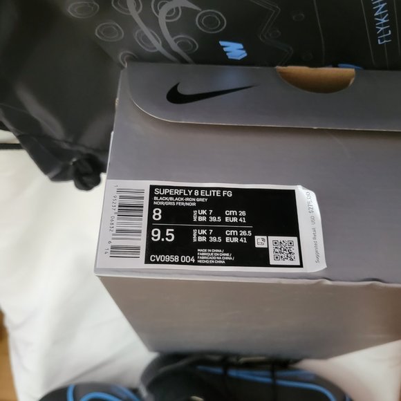 Nike Superfly Elite 8 Black/Black-Iron Grey